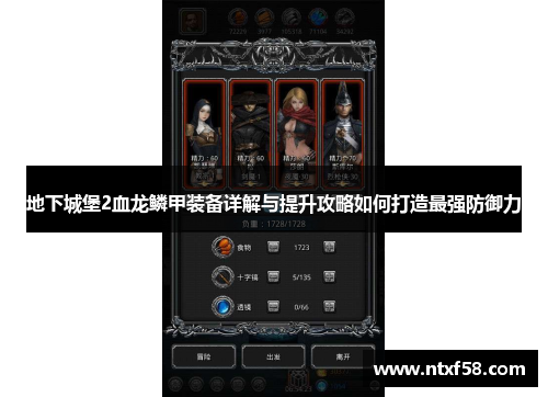 地下城堡2血龙鳞甲装备详解与提升攻略如何打造最强防御力