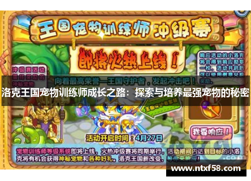 洛克王国宠物训练师成长之路：探索与培养最强宠物的秘密