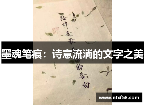 墨魂笔痕：诗意流淌的文字之美